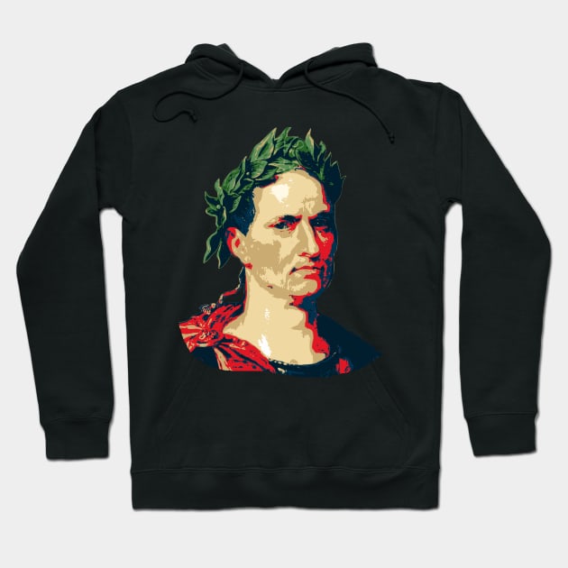 Julius Caesar Pop Art Hoodie by Nerd_art